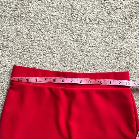New Mix Red Pencil Skirt Knee-Length Work - Picture 5 of 5